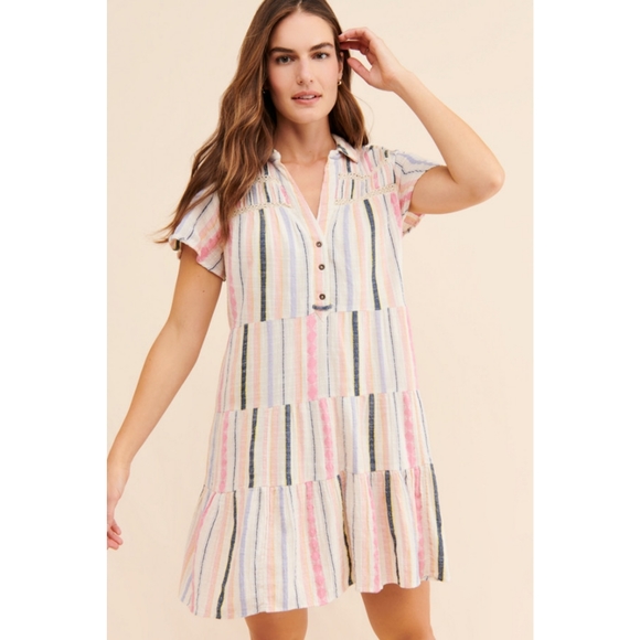 Anthropologie Dresses & Skirts - NEW Anthropologie Georgina Tiered Shirtdress sz 1X